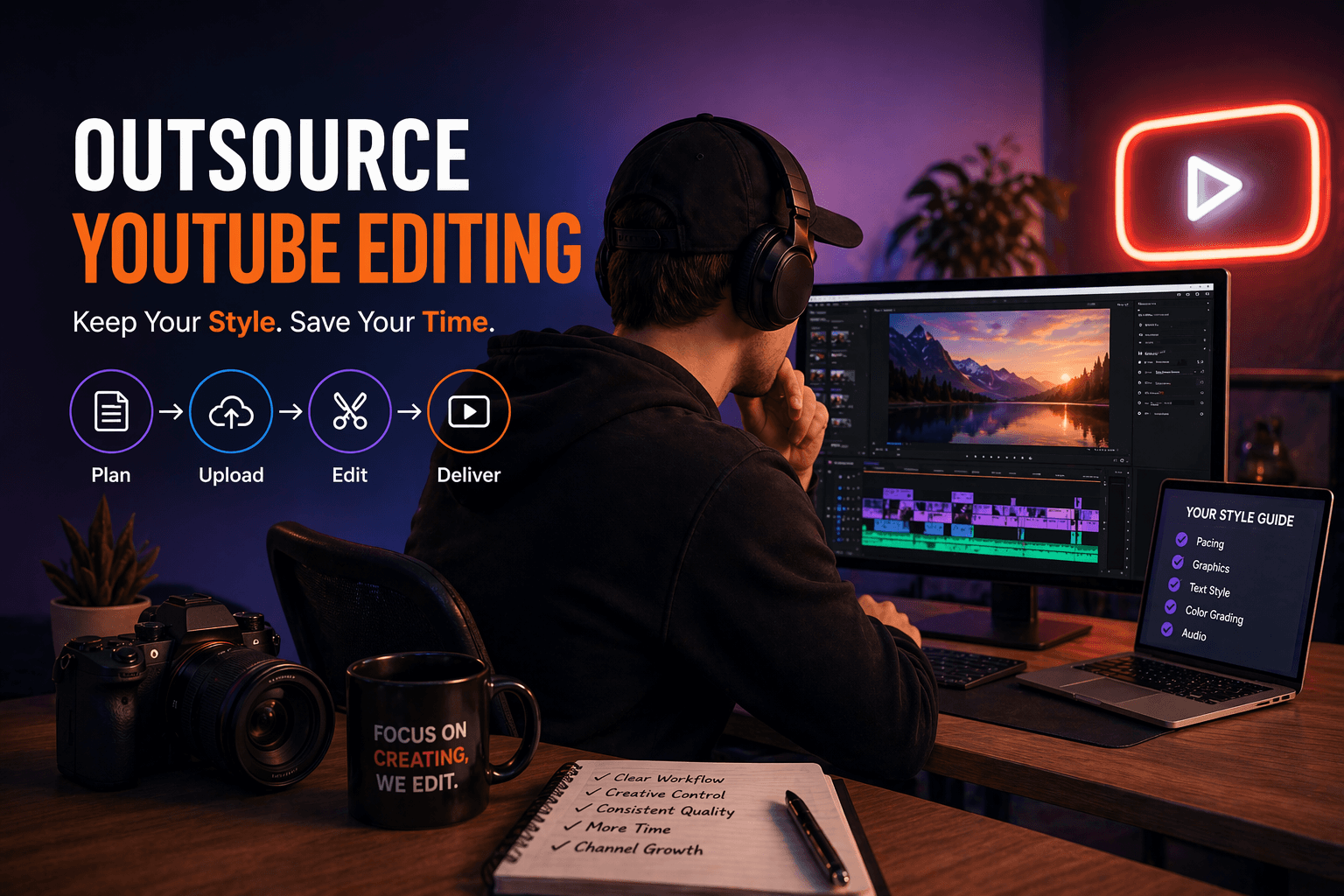 How to Outsource Your YouTube Editing Without Losing Your Creative Voice
